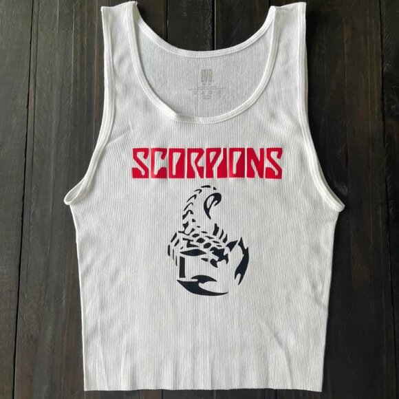 Scorpions Band Unisex Cropped Tank - Picture 2 of 4